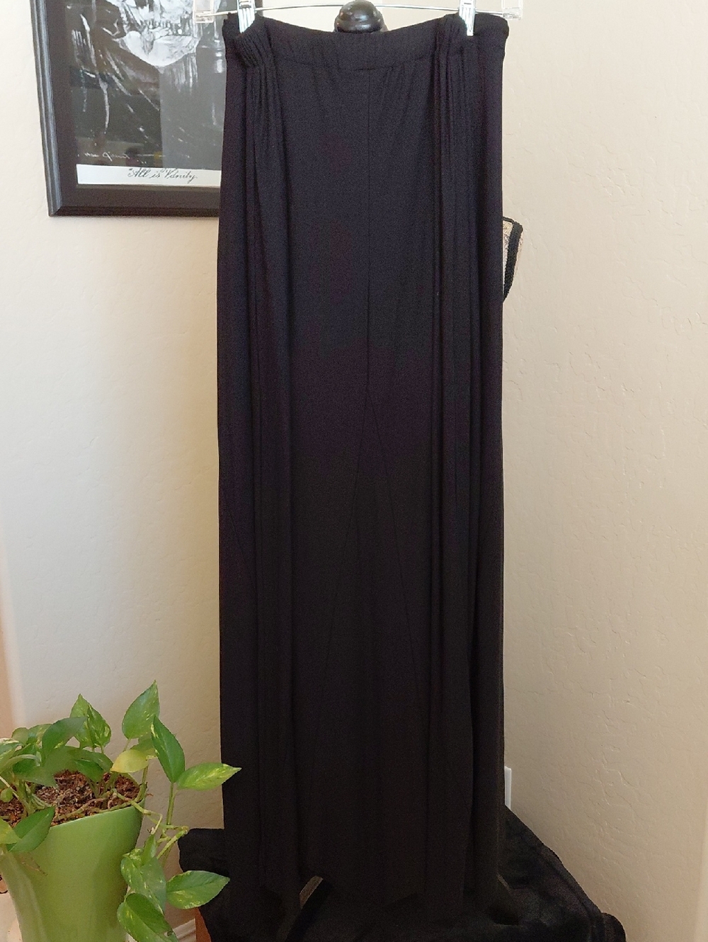 KILLSTAR TWILIGHT HOUR 3X Black Maxi Skirt with Crescent & Star Charm DRAWSTRING - Picture 7 of 13